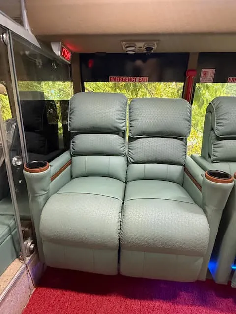 12 Seater Caravan Interior